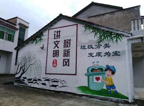 怀宁墙绘是现在流行的墙体广告