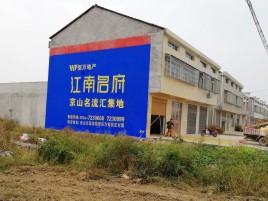 怀宁农村墙体广告在不同形式上面展现的不同特色